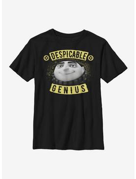 Despicable Me Minions Gru Genius Banner Youth T-Shirt, , hi-res