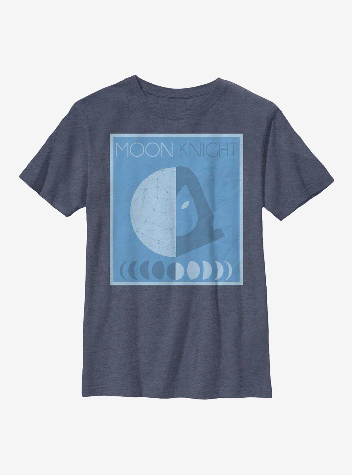 Marvel Minimal Knight Youth T-Shirt, NAVY HTR, hi-res