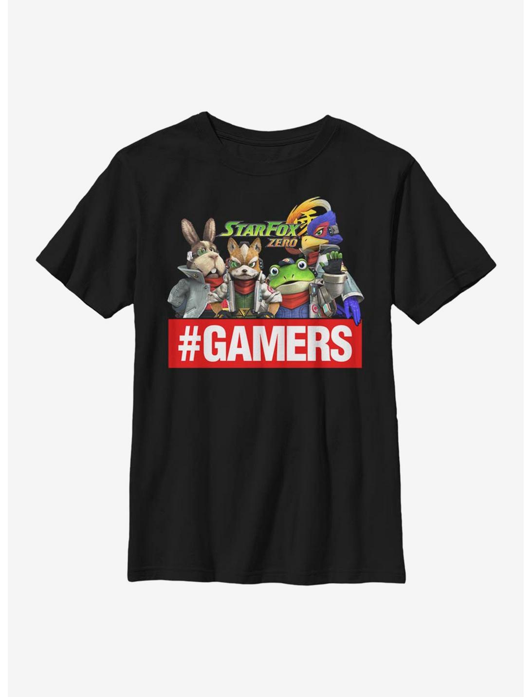 Nintendo Super Mario Gamer Group Youth T-Shirt, BLACK, hi-res