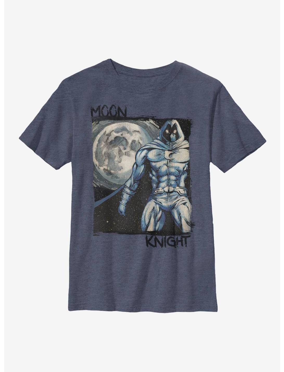 Marvel Moon Knight Youth T-Shirt, NAVY HTR, hi-res