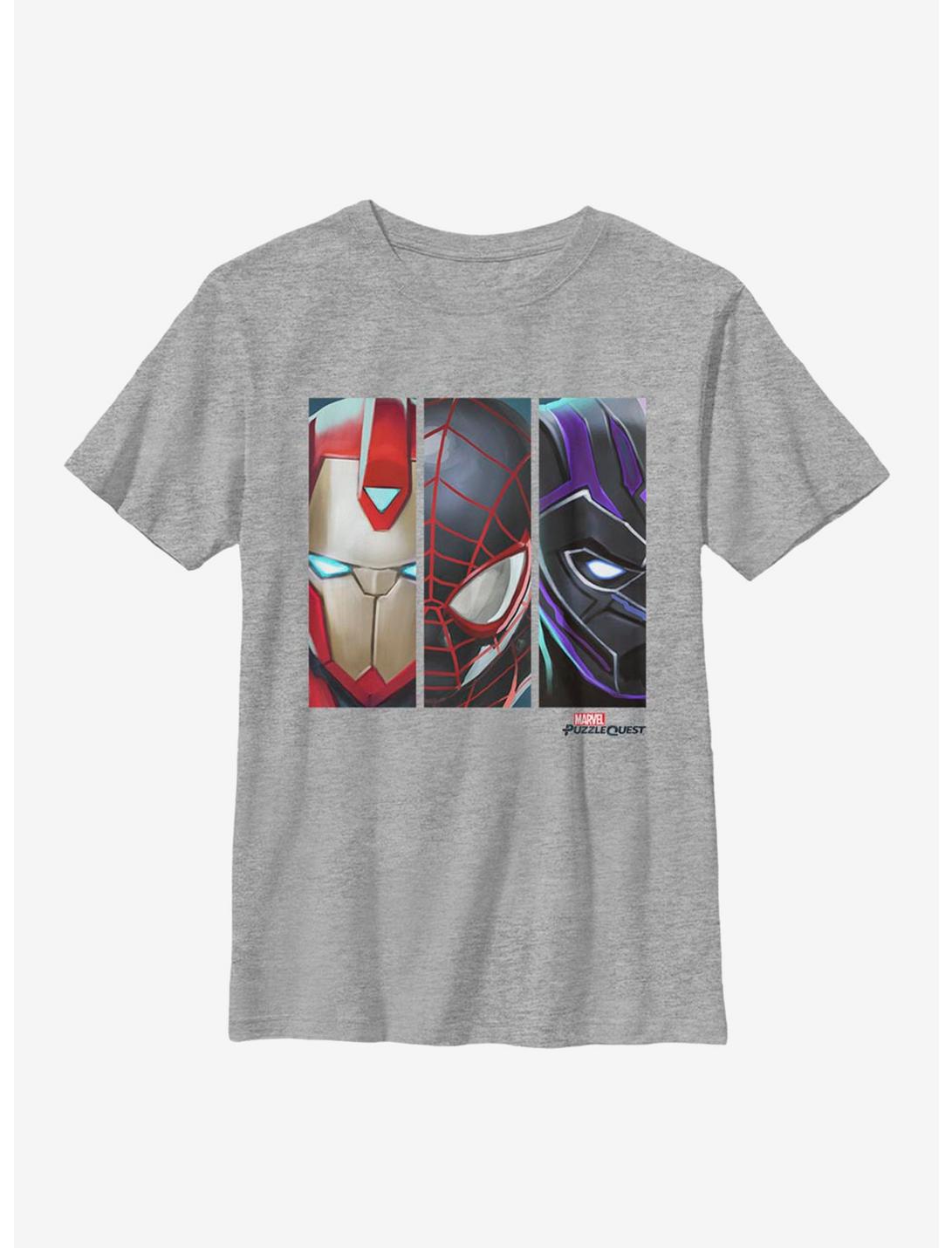 Marvel Paneled Trio Youth T-Shirt, ATH HTR, hi-res