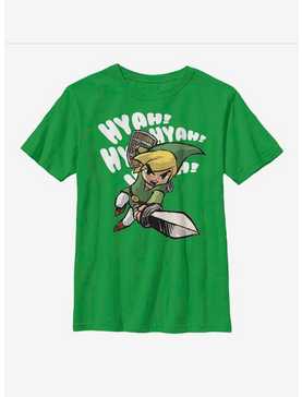 Nintendo The Legend Of Zelda Hyah Hyah Youth T-Shirt, , hi-res