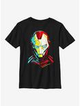 Marvel Iron Man Pieced Youth T-Shirt, BLACK, hi-res
