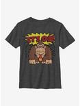 Nintendo Donkey Kong It's On Youth T-Shirt, CHAR HTR, hi-res