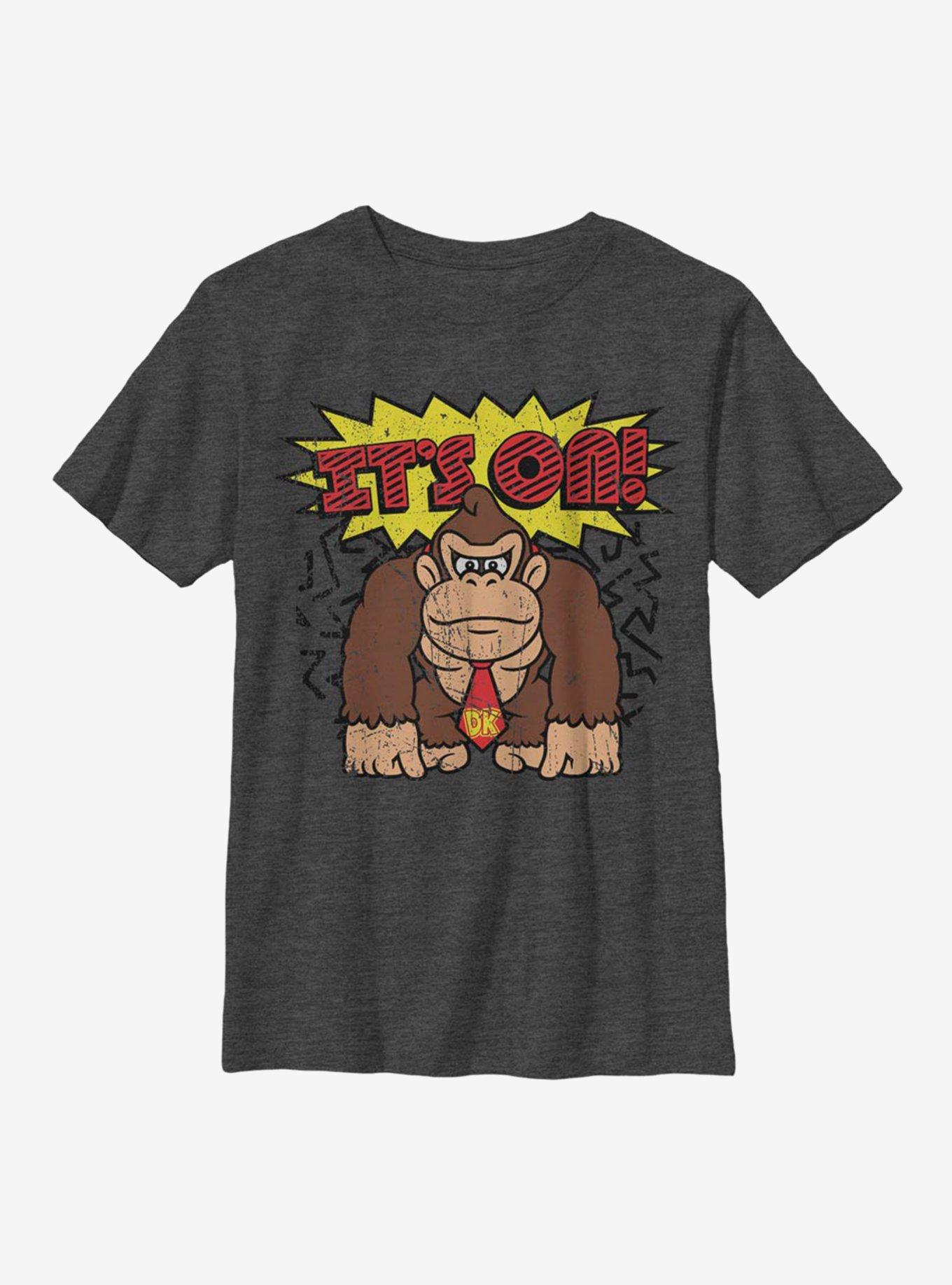 Nintendo Donkey Kong It's On Youth T-Shirt, , hi-res