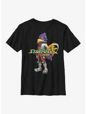 Nintendo Star Fox Logo Falco Youth T-Shirt, , hi-res