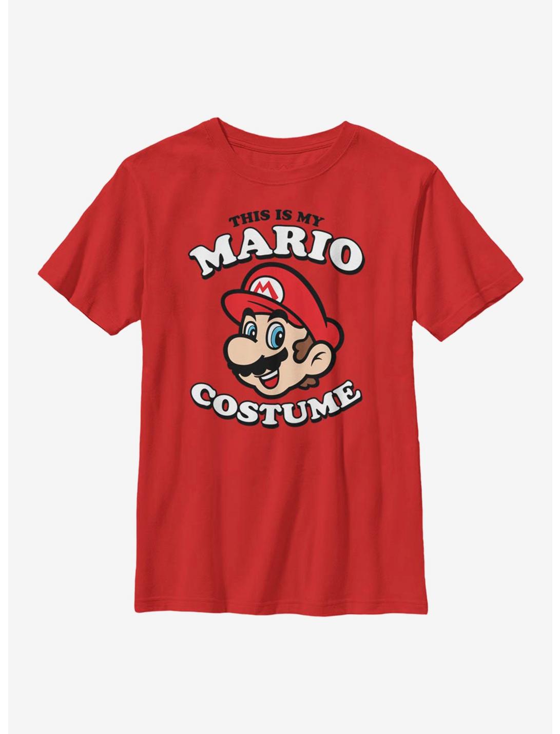 Nintendo Super Mario Costume Youth T-Shirt, RED, hi-res