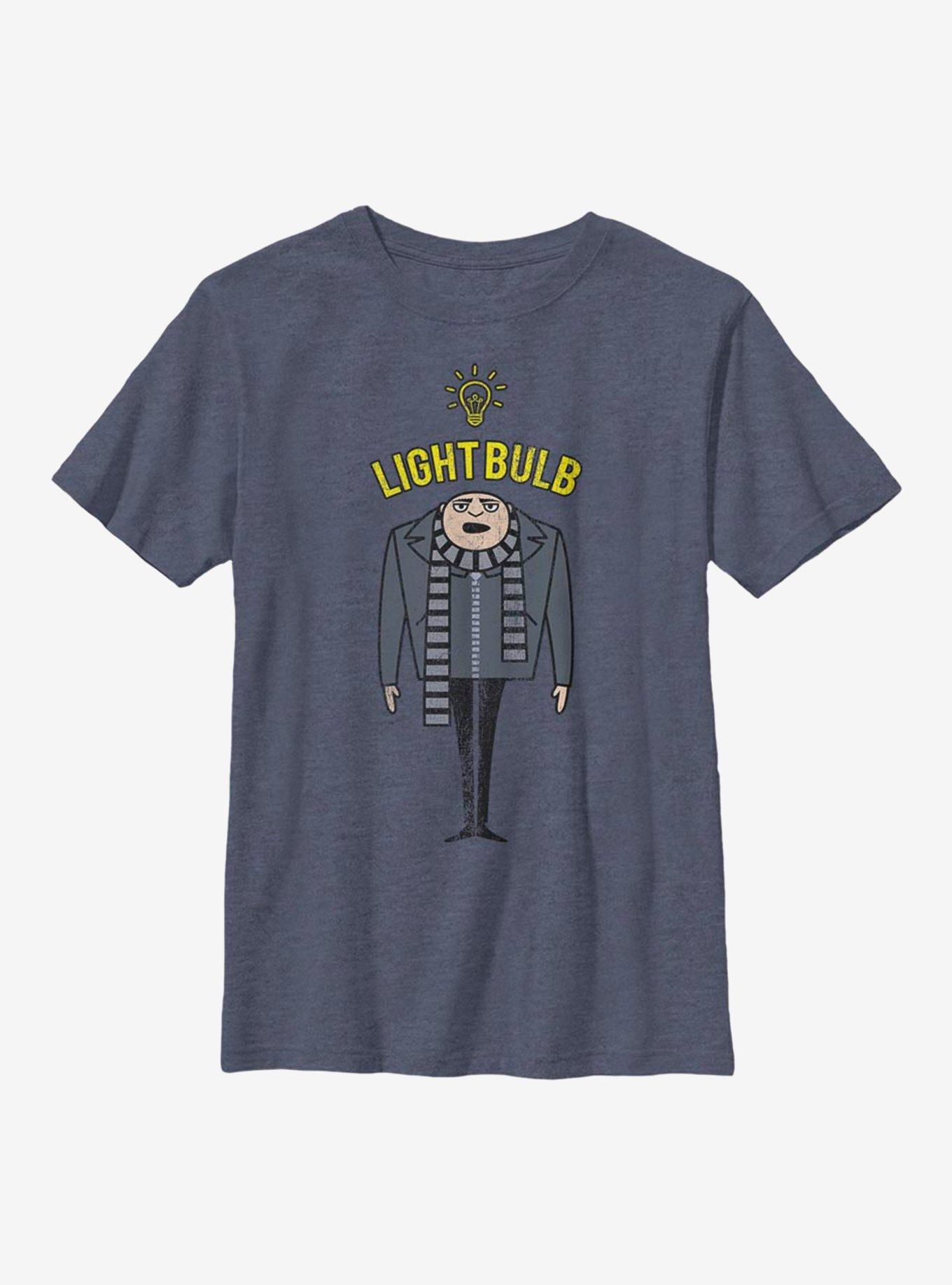 Despicable Me Minions Light Bulb Youth T-Shirt, , hi-res