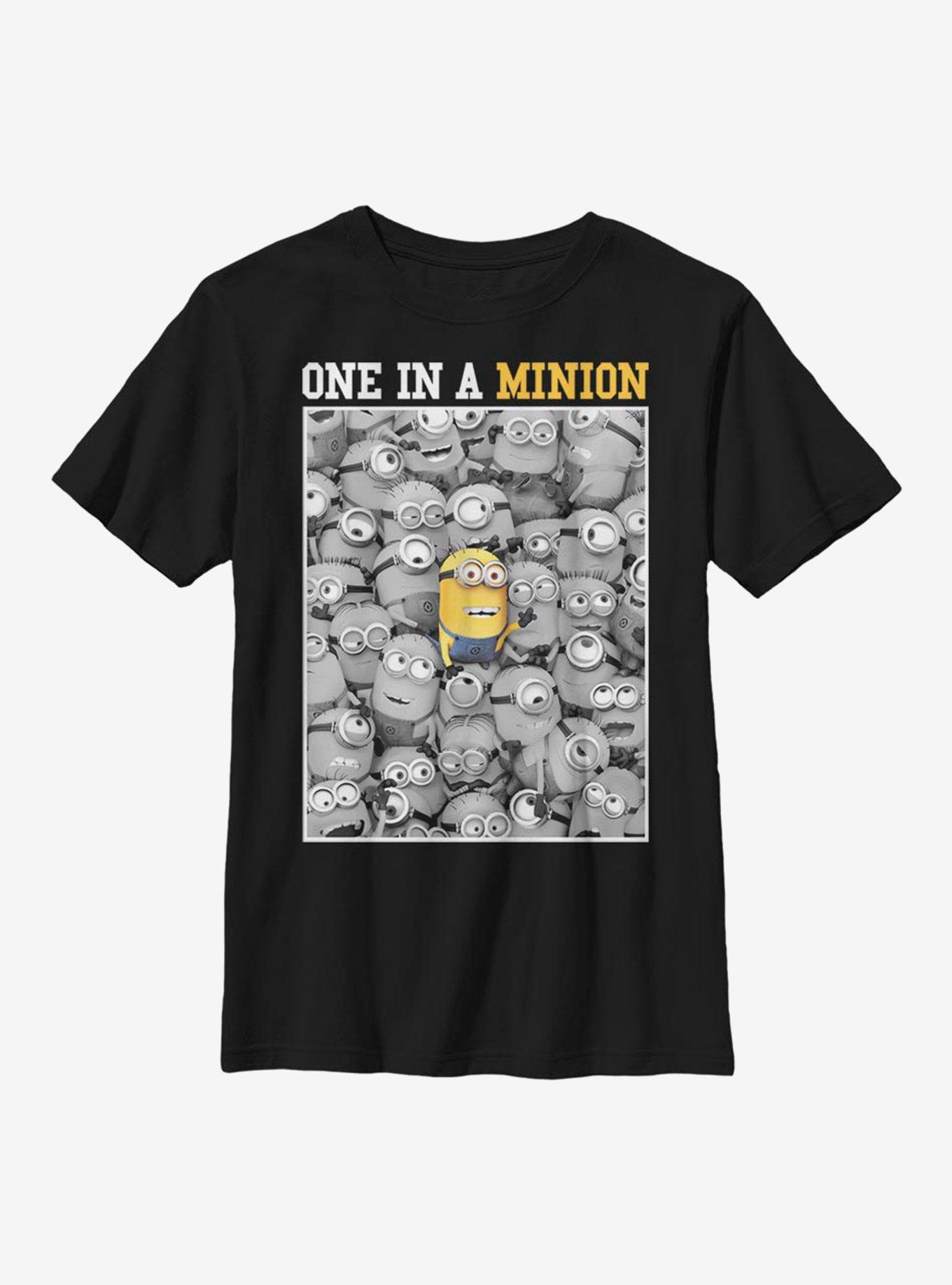 Despicable Me Minions Minion Miles Away Youth T-Shirt, BLACK, hi-res