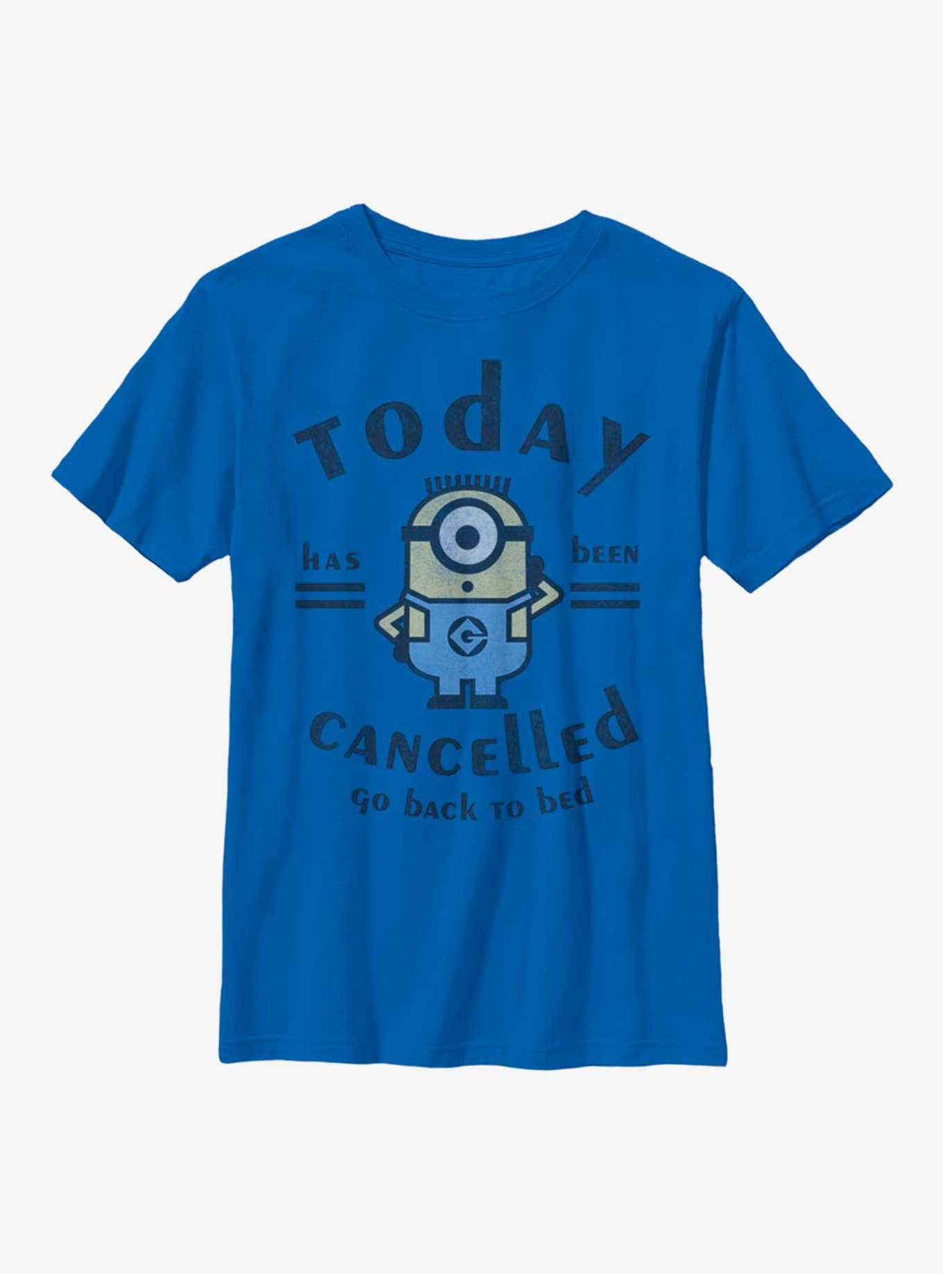 Despicable Me Minions Today Cancelled Youth T-Shirt, , hi-res