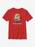 Despicable Me Minions Mr. Good Vibes Youth T-Shirt, RED, hi-res