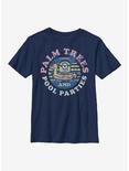 Despicable Me Minions Palm Tree Youth T-Shirt, NAVY, hi-res