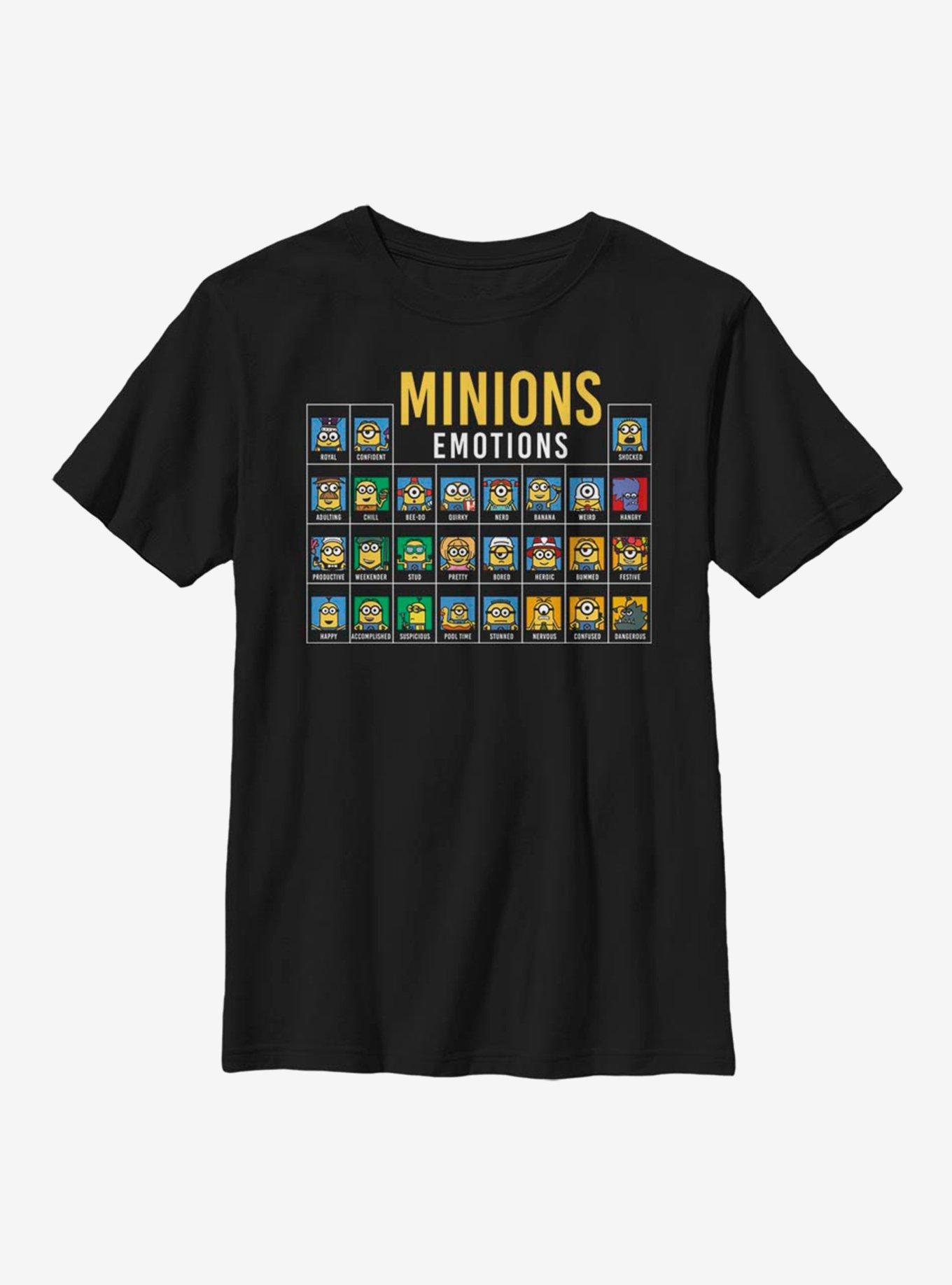 Despicable Me Minions Periodic Table Youth T-Shirt, , hi-res