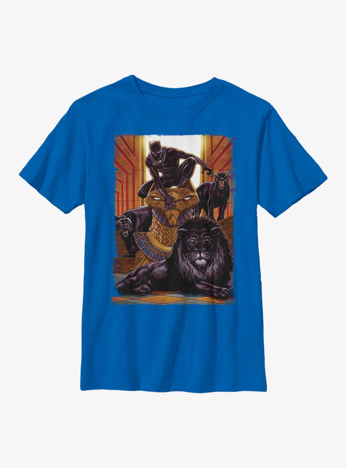 Marvel Black Panther King Panther Youth T-Shirt, , hi-res