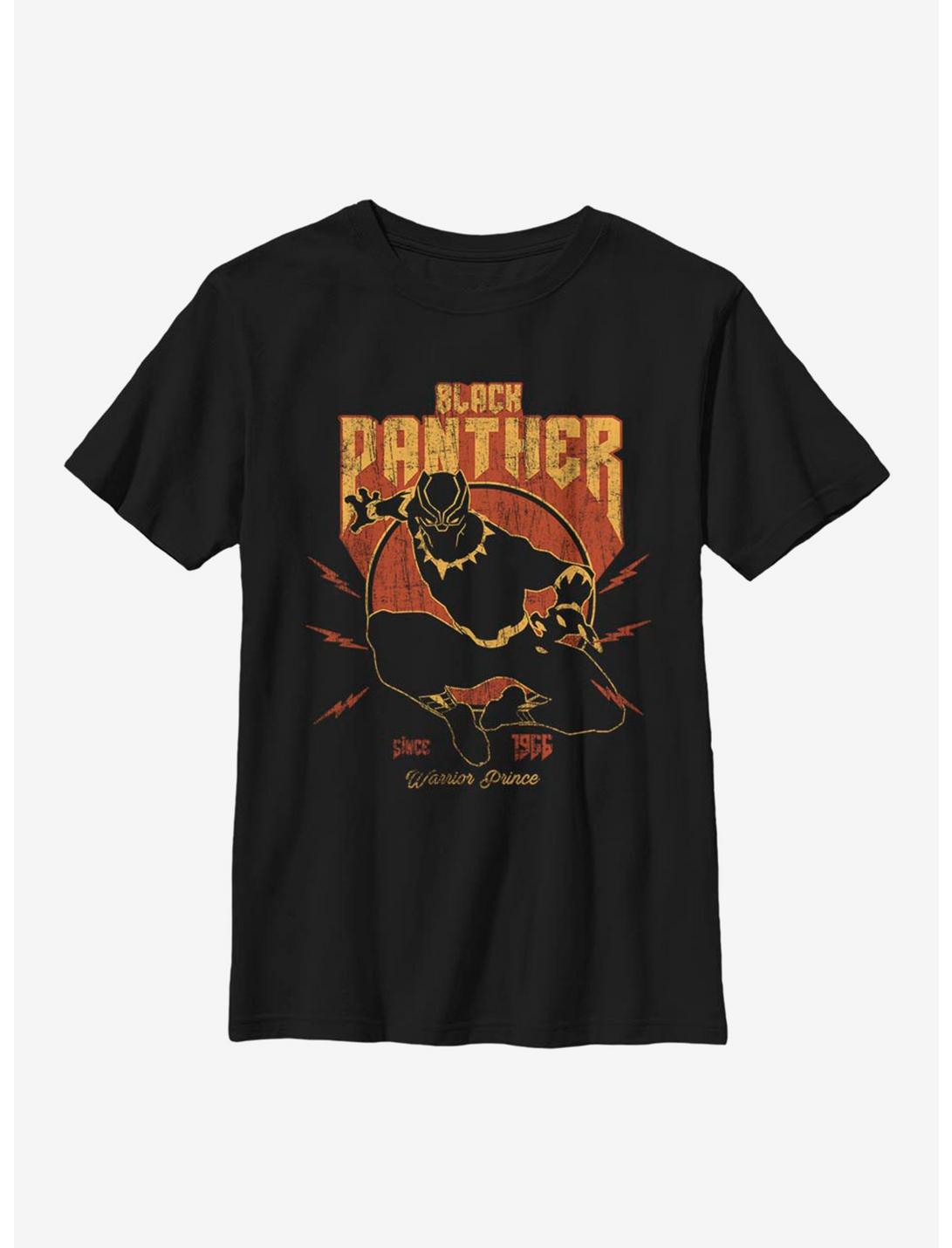 Marvel Black Panther Lighting Panther Youth T-Shirt, BLACK, hi-res