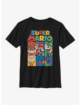 Nintendo Super Mario Classic Trio Youth T-Shirt, , hi-res