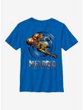 Nintendo Metroid Jump Youth T-Shirt, ROYAL, hi-res