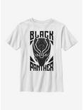 Marvel Black Panther Stamp Youth T-Shirt, WHITE, hi-res