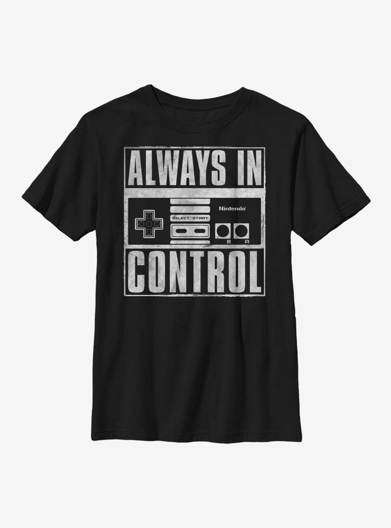 Nintendo Super Mario Outta Control Youth T-Shirt, BLACK, hi-res