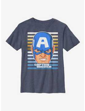 Marvel Captain America Capn Big Face Youth T-Shirt, , hi-res