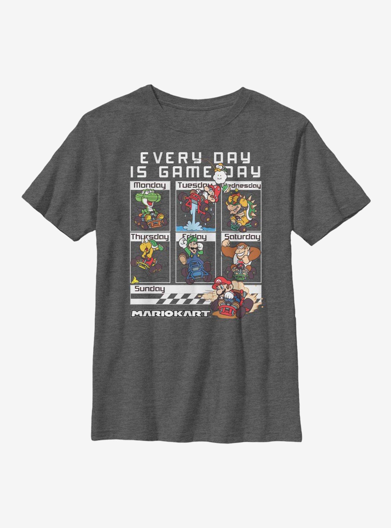 Nintendo Super Mario Race Days Youth T-Shirt, , hi-res