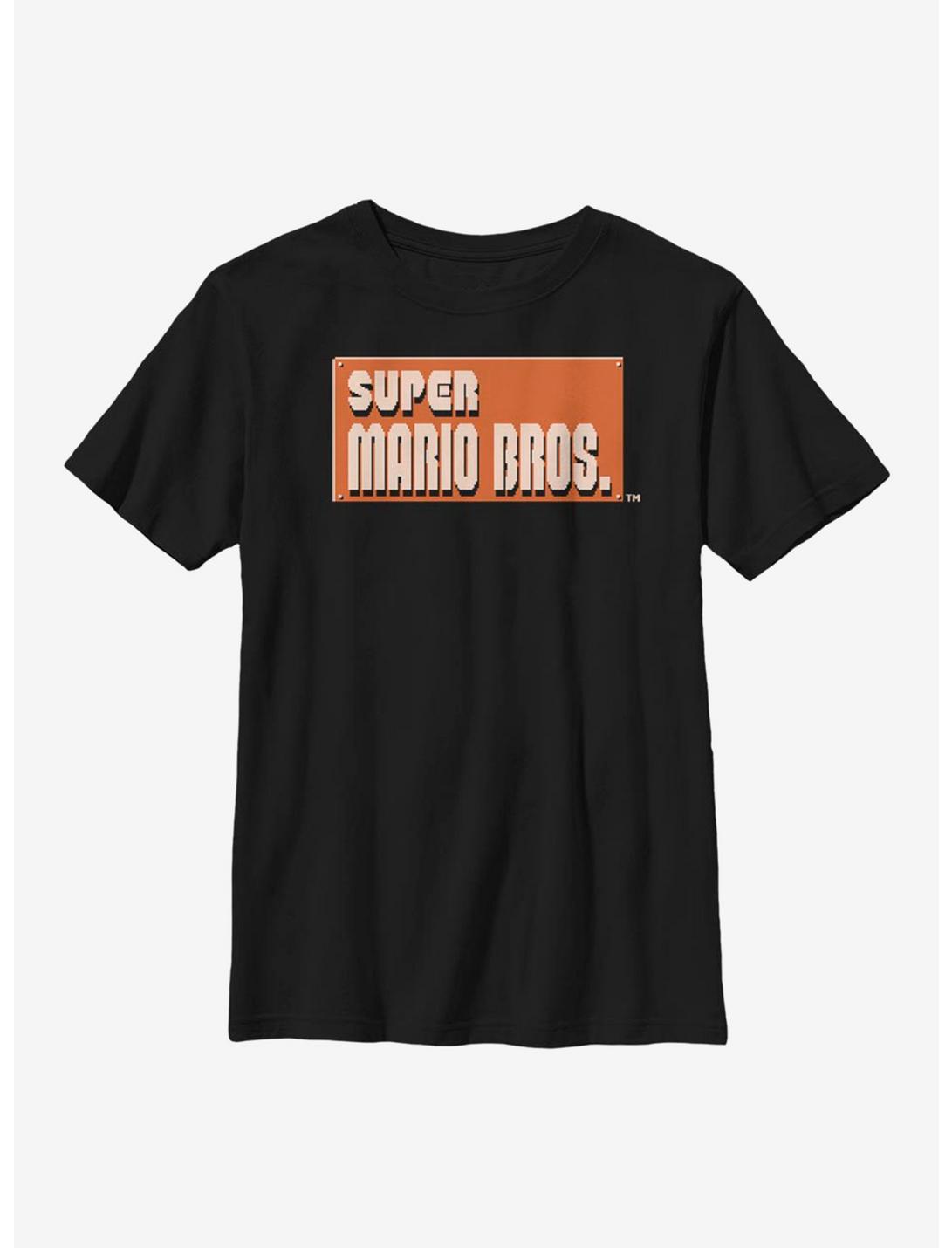 Nintendo Super Mario Start It Up Youth T-Shirt, BLACK, hi-res