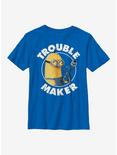 Despicable Me Minions Trouble Maker Youth T-Shirt, ROYAL, hi-res