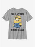 Despicable Me Minions Unimpressed Youth T-Shirt, ATH HTR, hi-res