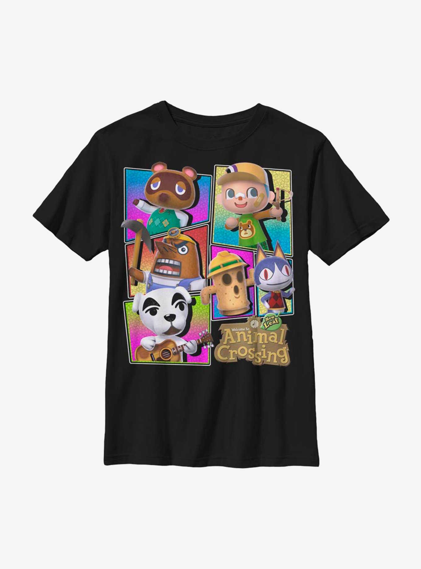 Nintendo Animal Crossing Characters Youth T-Shirt, , hi-res