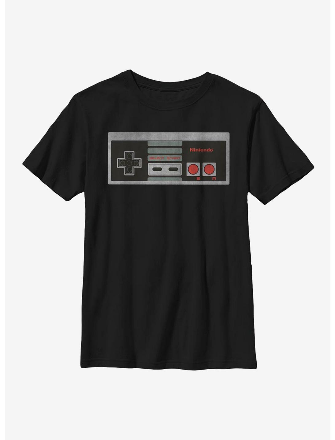 Nintendo Controller Youth T-Shirt, BLACK, hi-res