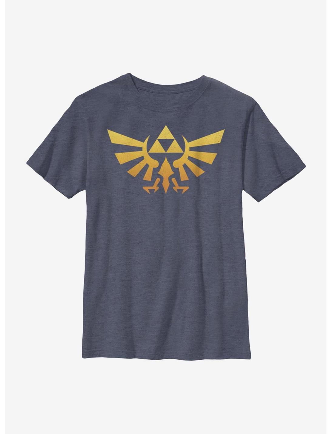 Nintendo The Legend Of Zelda Gradientforce Youth T-Shirt, NAVY HTR, hi-res