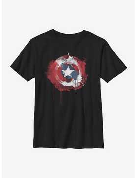 Marvel Captain America Ink Shield Youth T-Shirt, , hi-res