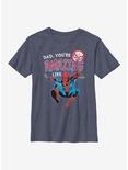 Marvel Spider-Man Amazing Like Dad Youth T-Shirt, NAVY HTR, hi-res