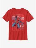 Marvel Spider-Man Amazing Action Youth T-Shirt, RED, hi-res