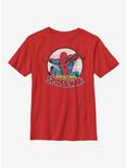 Marvel Spider-Man Flying Spider Youth T-Shirt, RED, hi-res