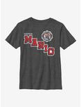 Nintendo Super Mario Varsity Team Youth T-Shirt, CHAR HTR, hi-res