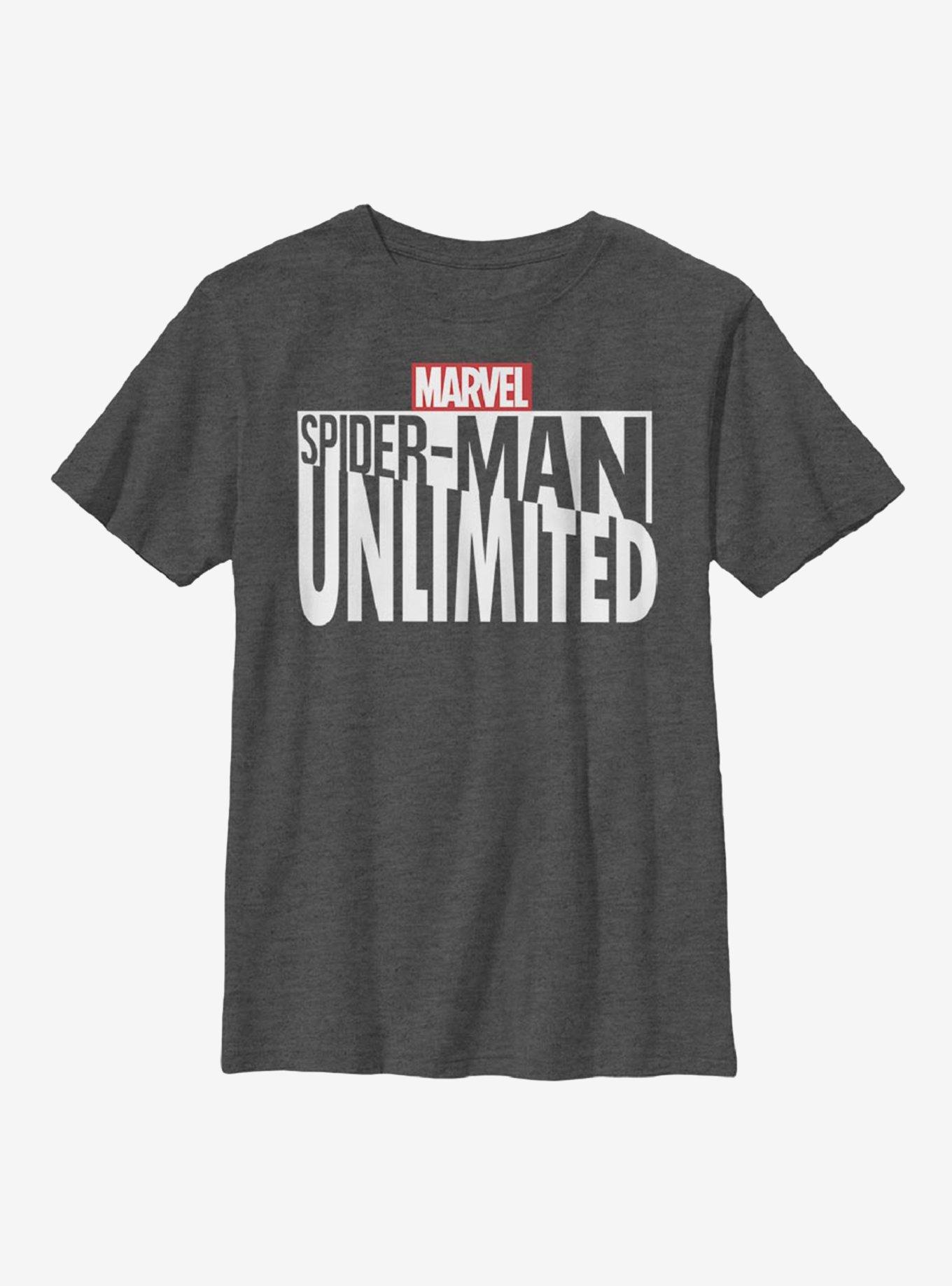 Marvel Spider-Man Unlimited Logo Youth T-Shirt, , hi-res