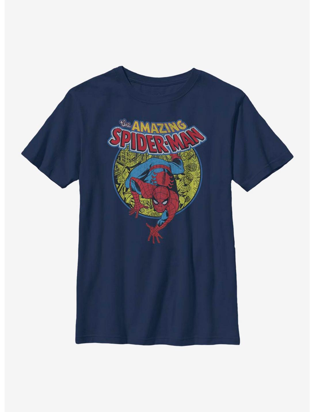Marvel Spider-Man Urban Hero Youth T-Shirt, NAVY, hi-res