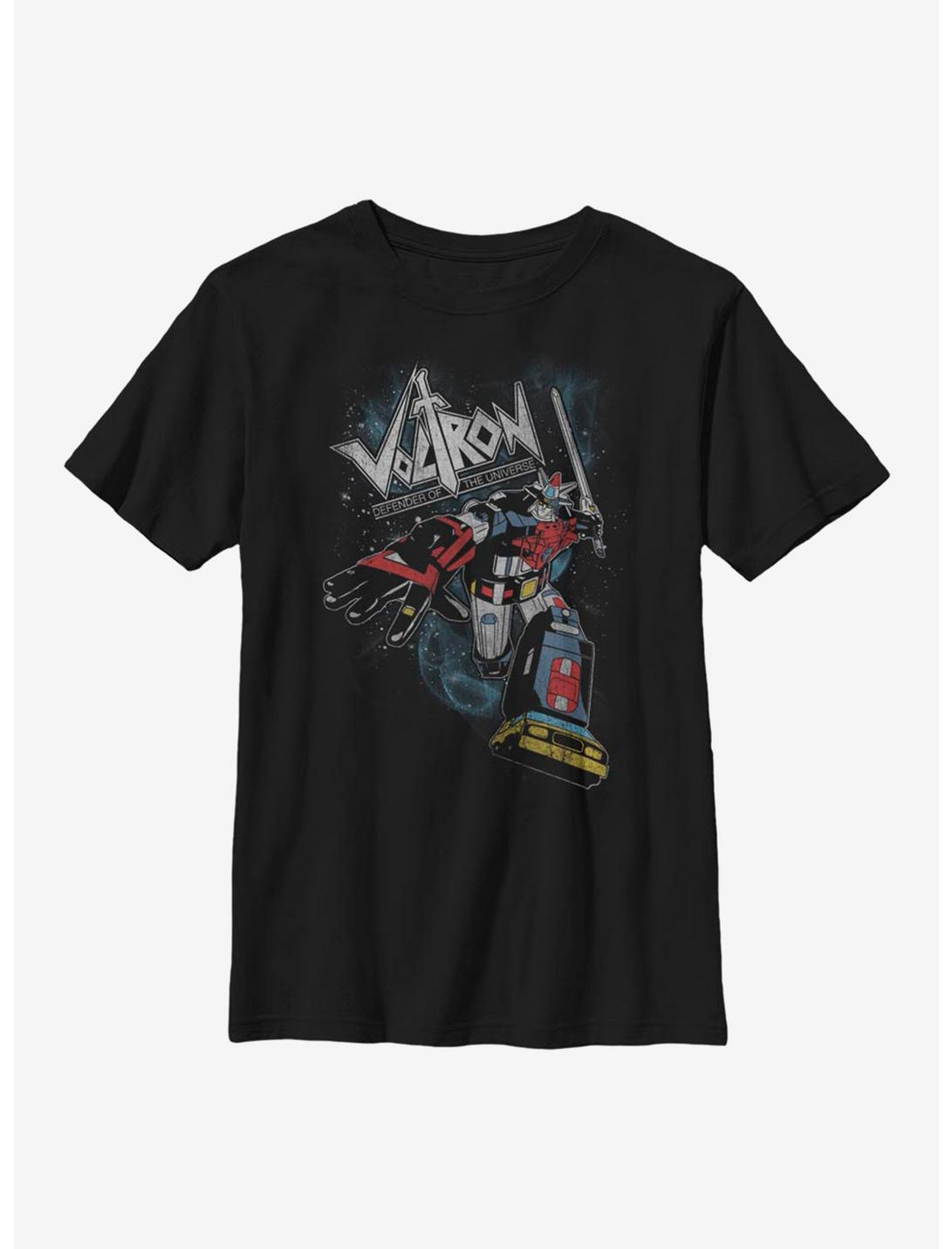 Voltron: Legendary Defender Car Attack Youth T-Shirt, BLACK, hi-res