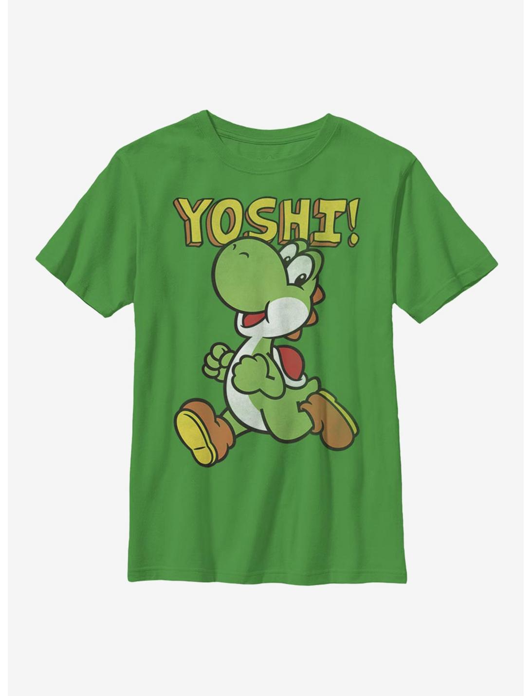 Nintendo Super Mario It's Yoshi Youth T-Shirt, KELLY, hi-res