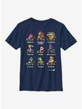 Nintendo Super Mario Kart Racers Youth T-Shirt, NAVY, hi-res