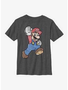 Nintendo Super Mario Marker Mario Youth T-Shirt, , hi-res