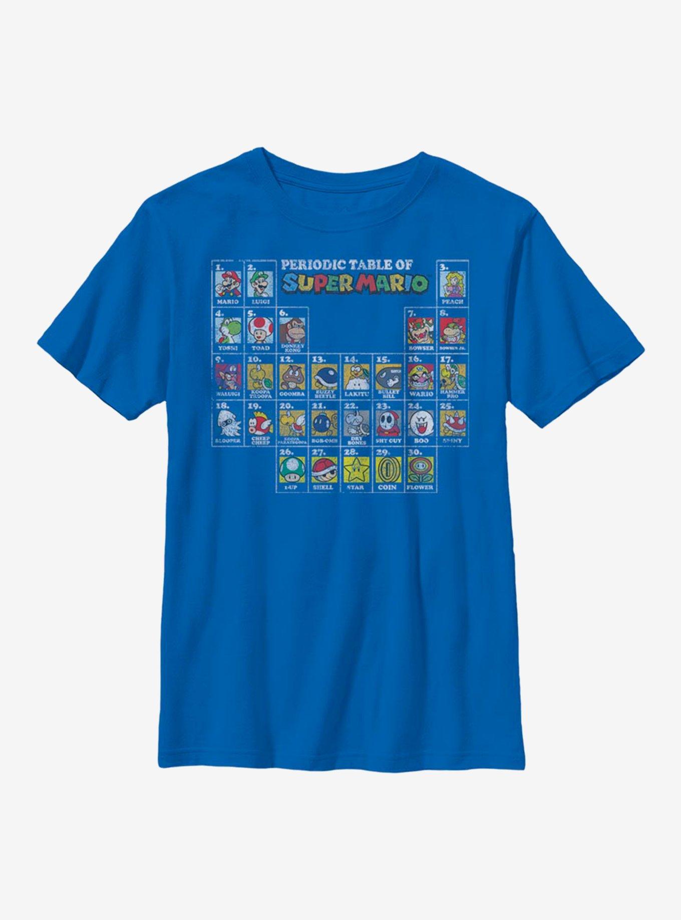 Nintendo Super Mario Mushroom Table Youth T-Shirt, , hi-res