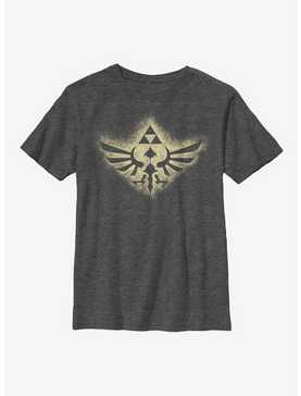 Nintendo The Legend Of Zelda Soaring Triforce Youth T-Shirt, , hi-res