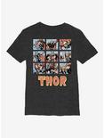 Marvel Thor Nine Up Youth T-Shirt, CHAR HTR, hi-res