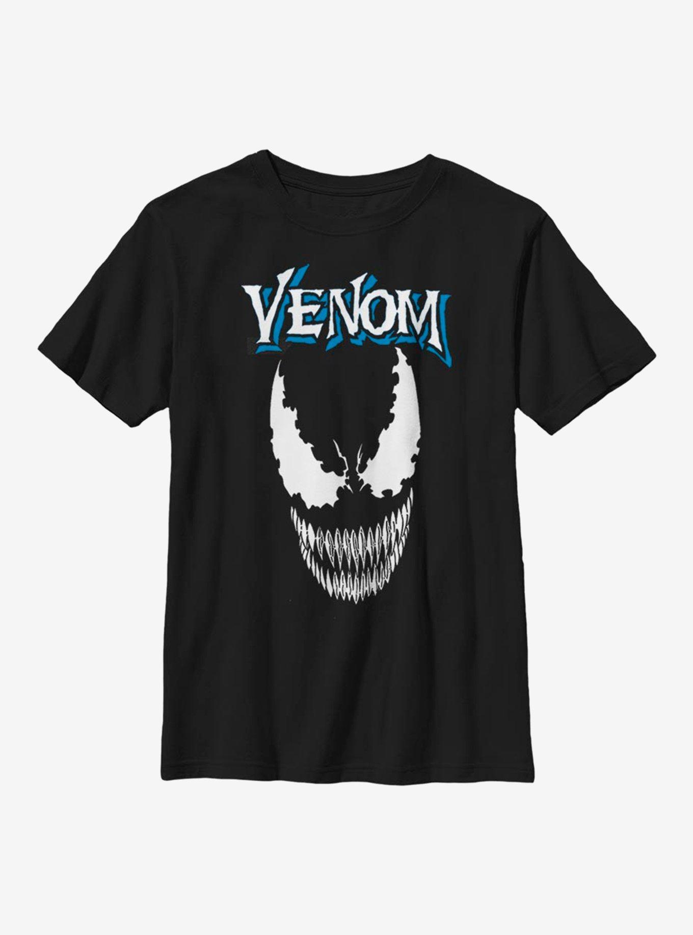 Marvel Venom Crest Youth T-Shirt, BLACK, hi-res