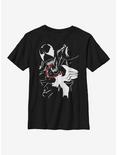 Marvel Venom Paint Youth T-Shirt, BLACK, hi-res