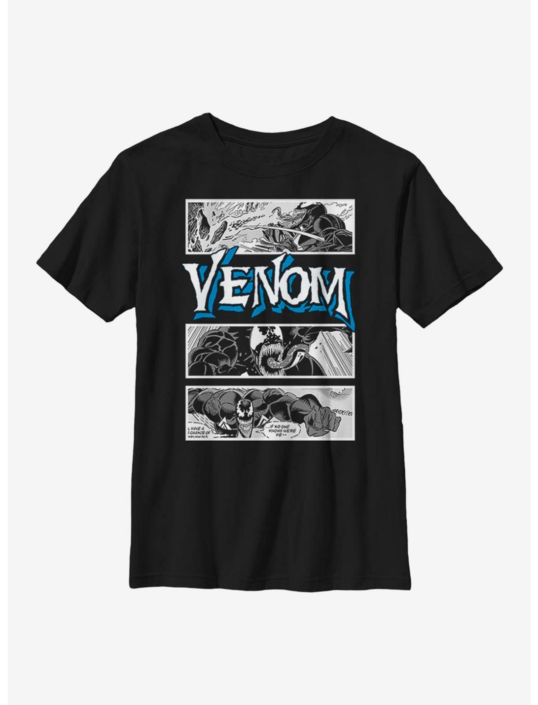 Marvel Venom Panel Youth T-Shirt, BLACK, hi-res