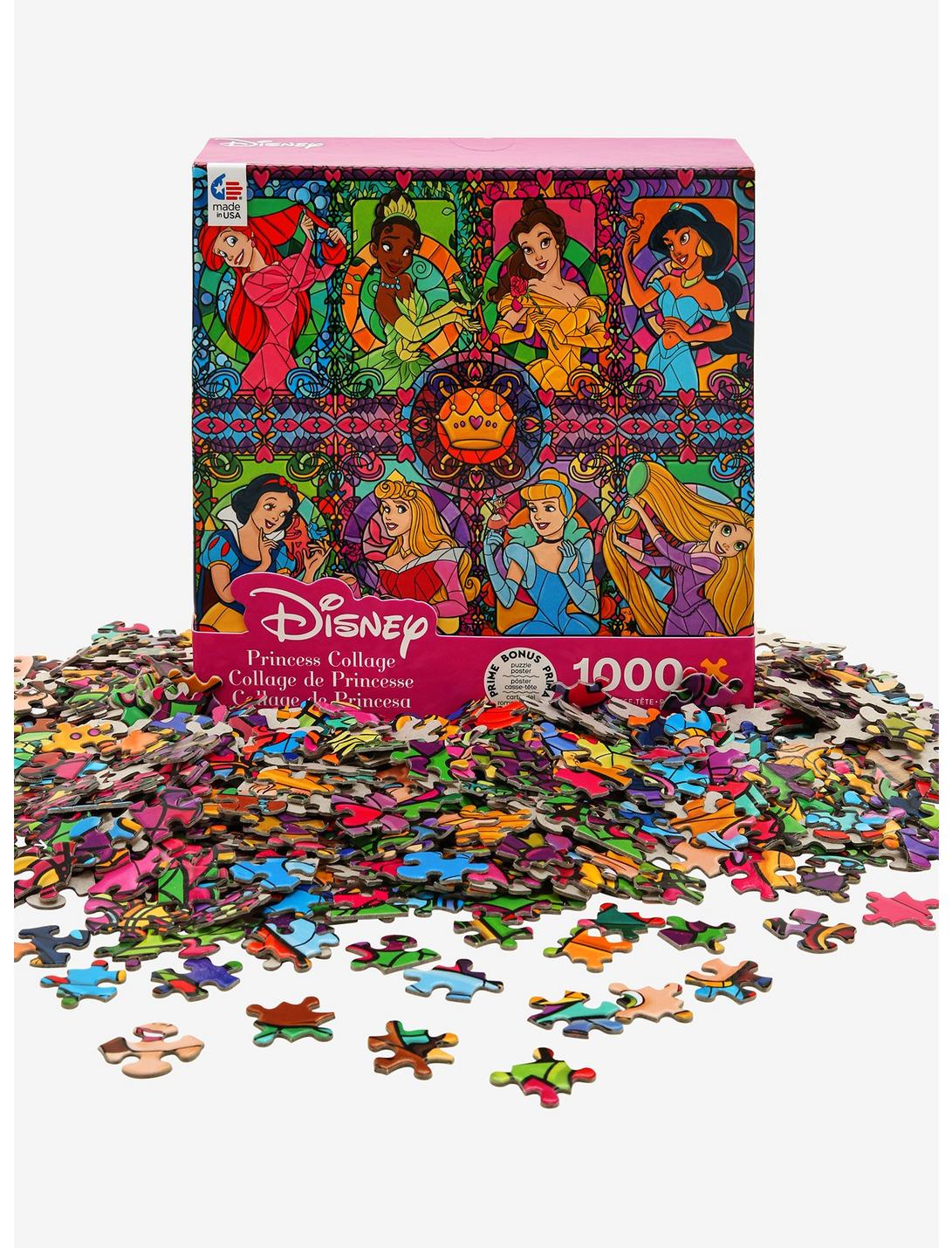 Disney Princess Stained Glass 1000-Piece Puzzle, , hi-res