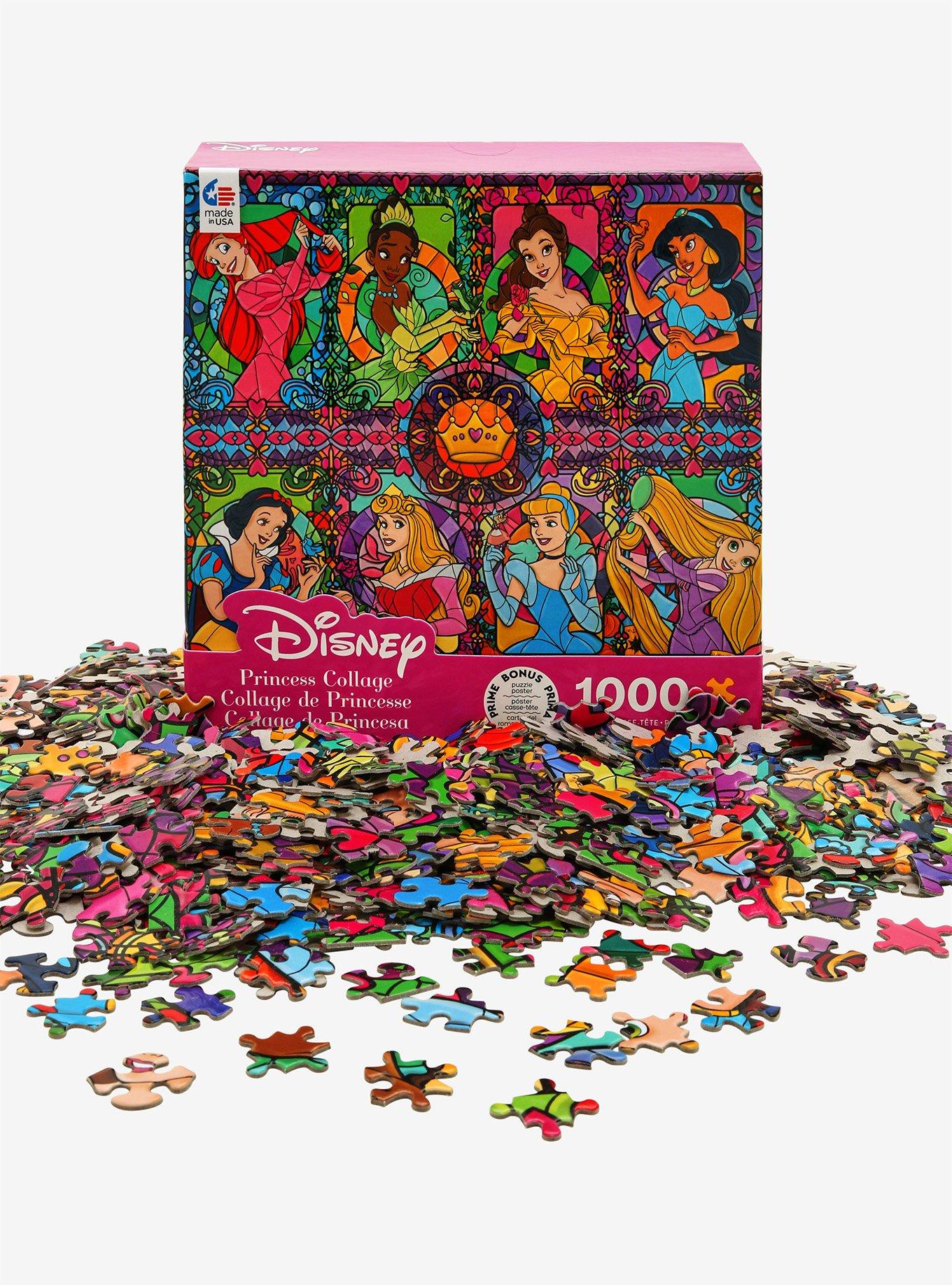 Disney Princess Stained Glass 1000-Piece Puzzle, , hi-res